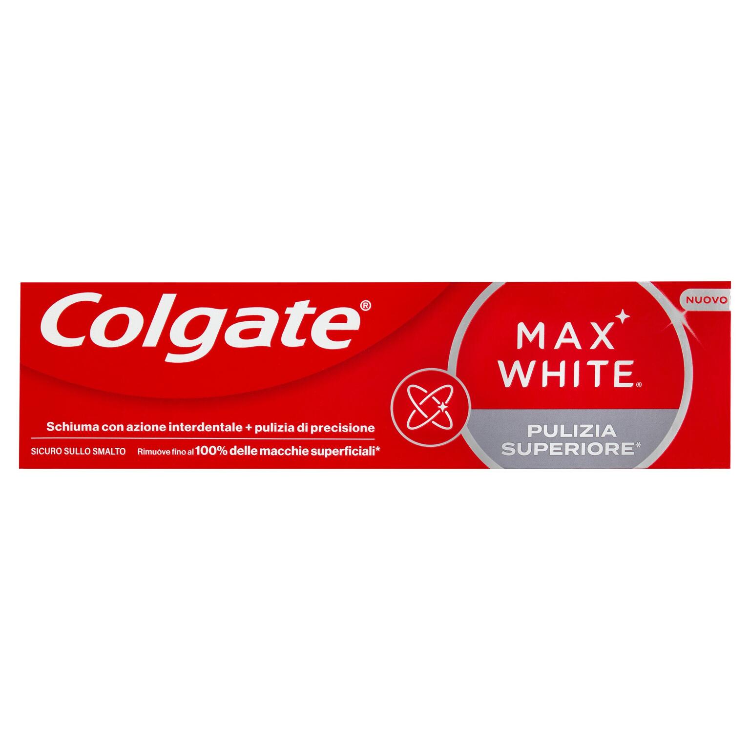 Dentifricio Max White Pulizia Superiore 75ml Colgate