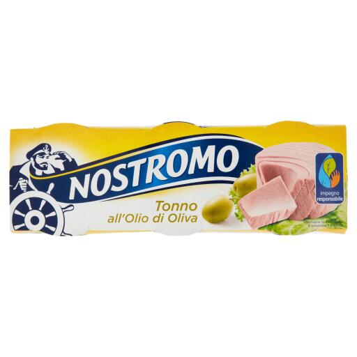 Tonno in olio d'oliva 70gx3 Nostromo