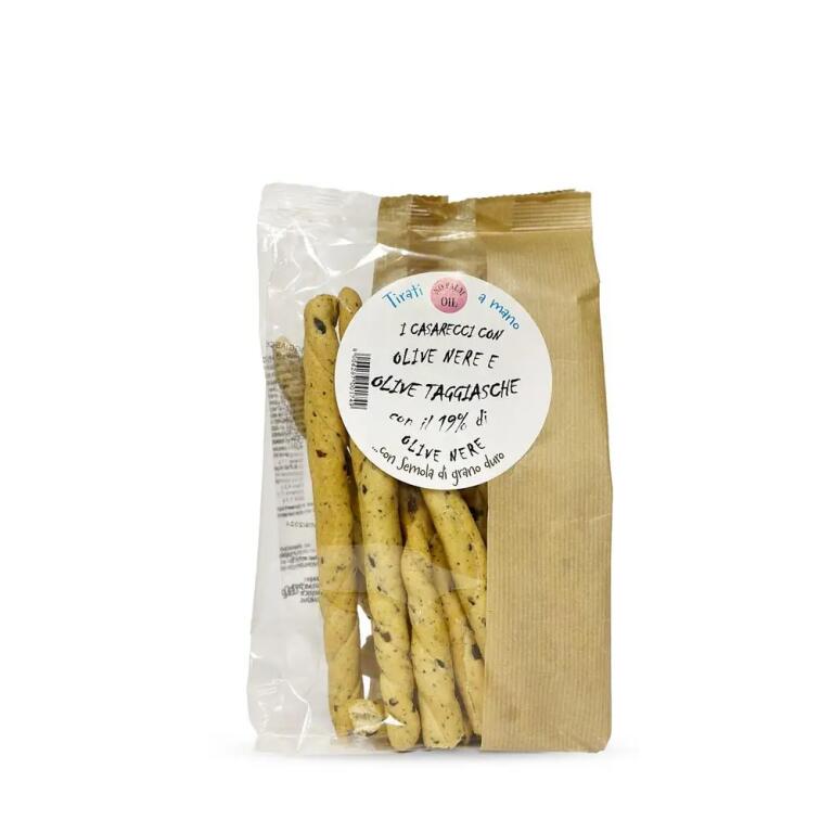I caserecci con olive nere e olive taggiasche 19%, 200g, Mago Merlini