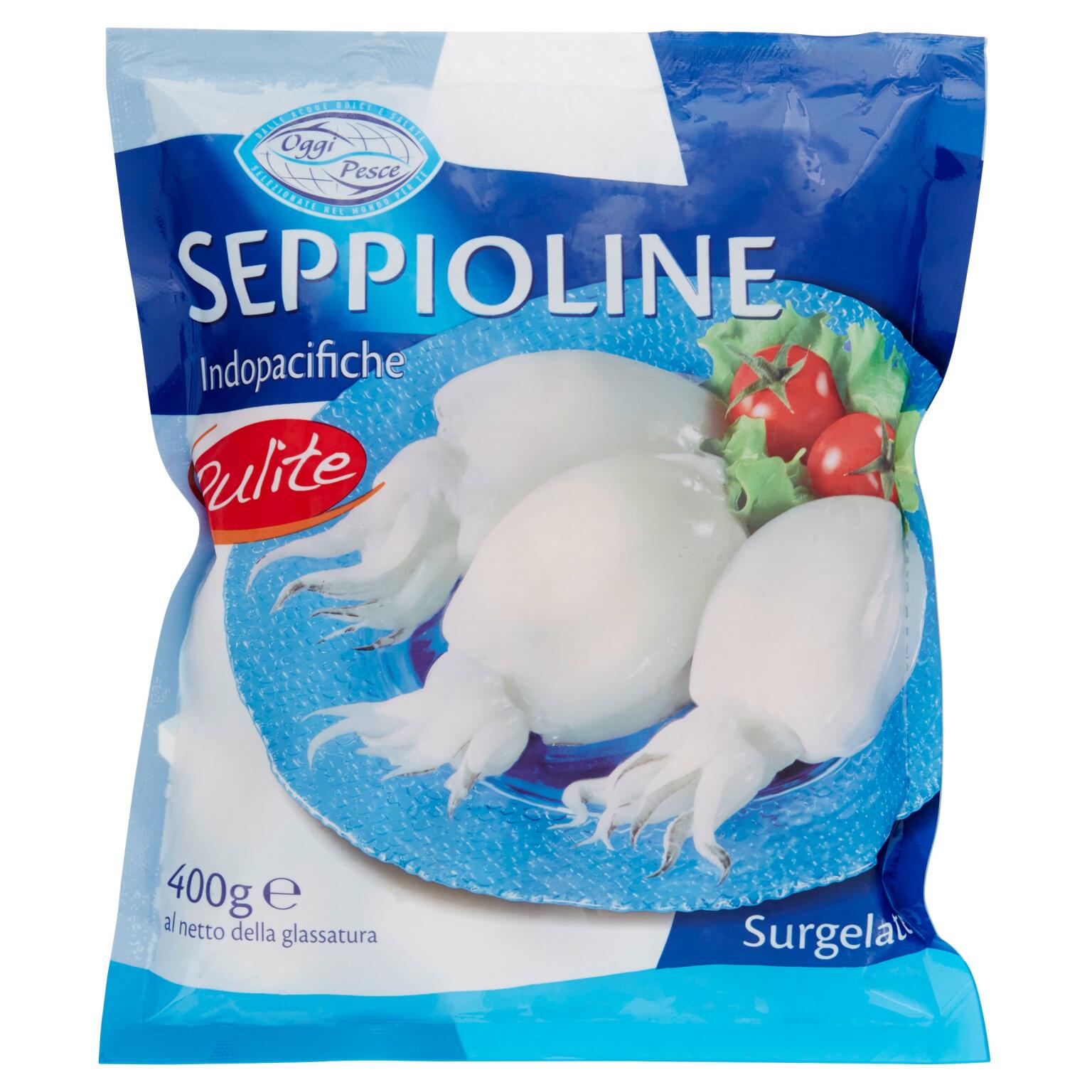 Seppioline intere pulite IQF 400g