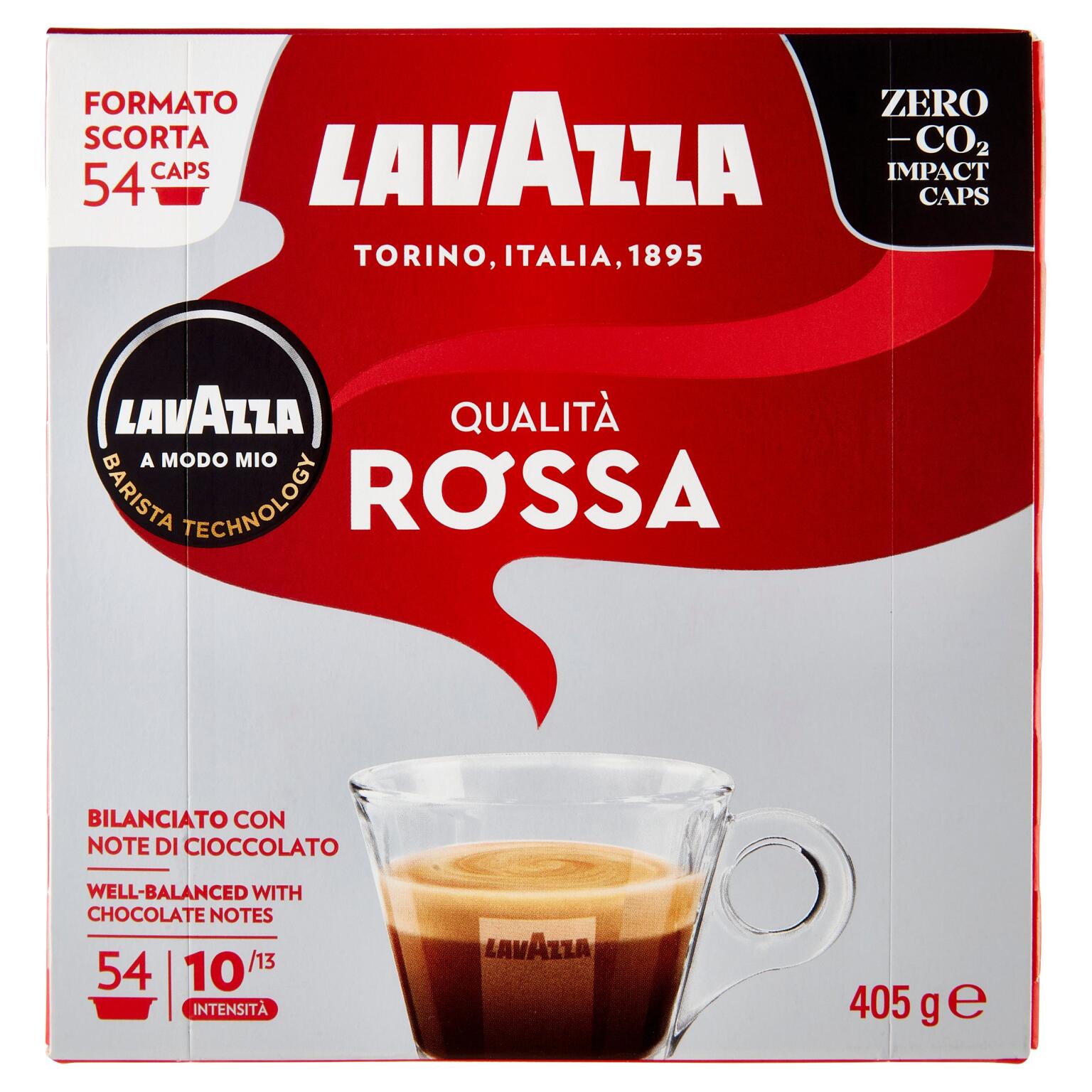 Capsule a modo mio qualità rossa 54pezzi 405g     Lavazza