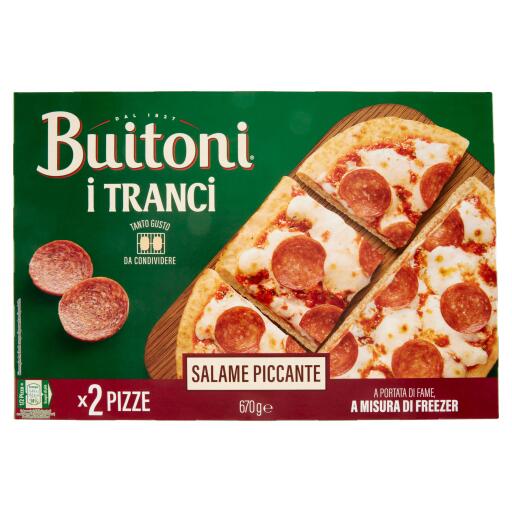Pizza I tranci al salame leggermente piccante da 670g Buitoni