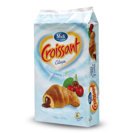 Croissant Ciliegia 300g confezione da 6pz Midi
