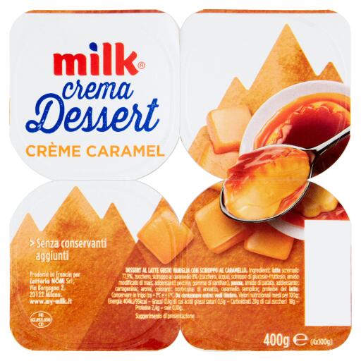 Crème Caramel 4x100g Milk