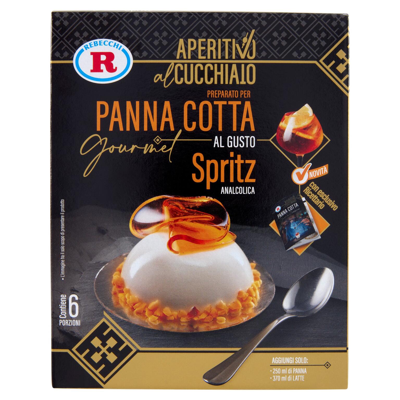 Kit per panna cotta allo spritz da 72g Rebecchi