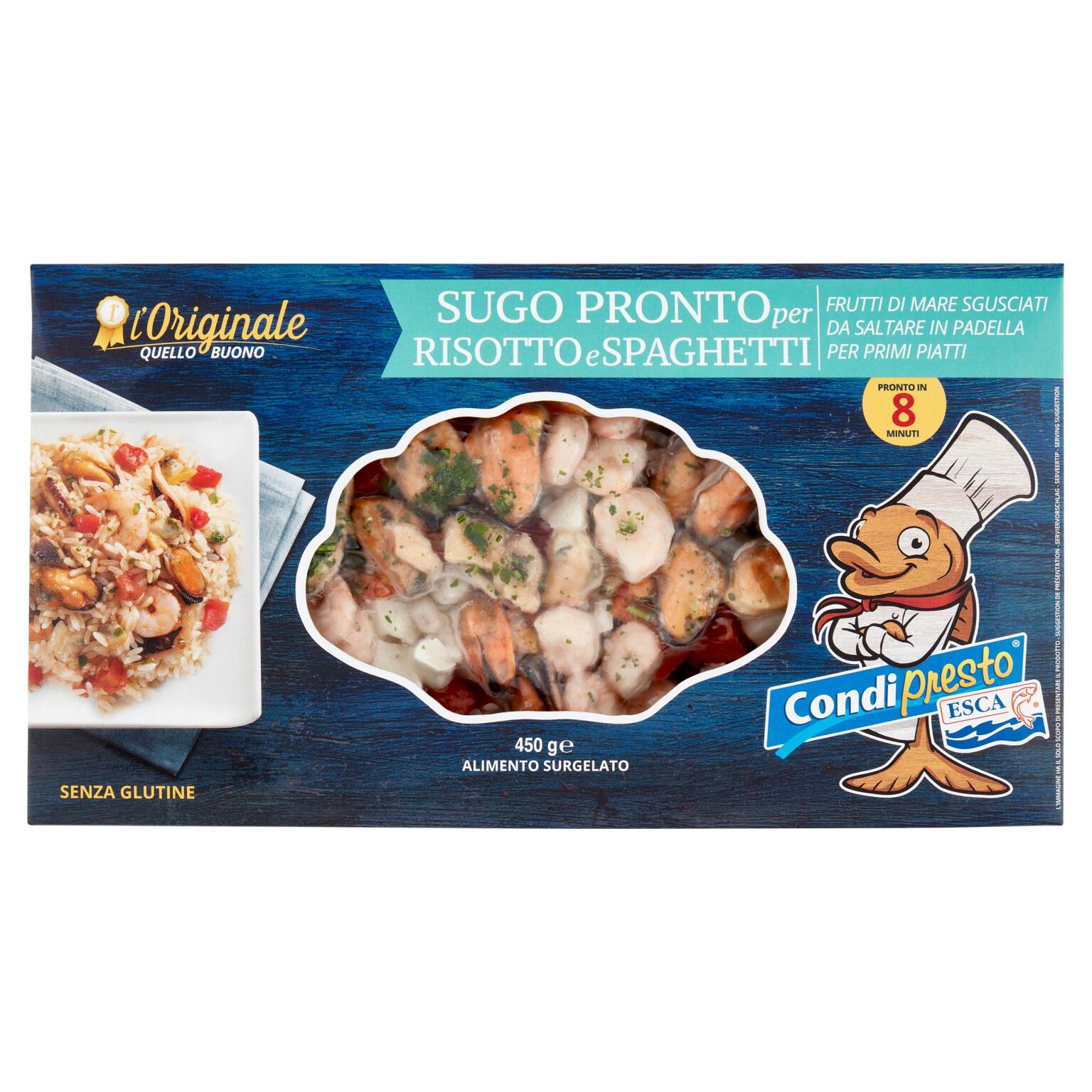 Sugo pronto per risotto o spaghetti 450g Esca