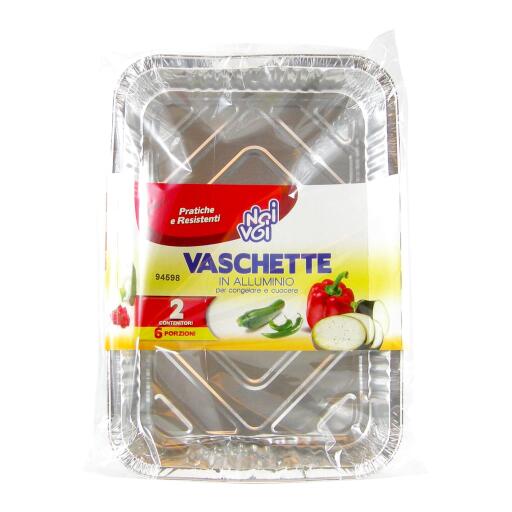 2 Contenitori senza coperchio 6 porzioni Noi & Voi