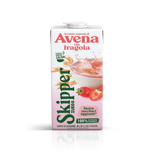 Bevanda Vegetale Avena con Fragola 1l Skipper Zuegg