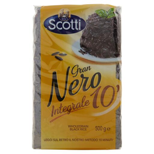 Riso gran nero integrale 10' 500g Scotti
