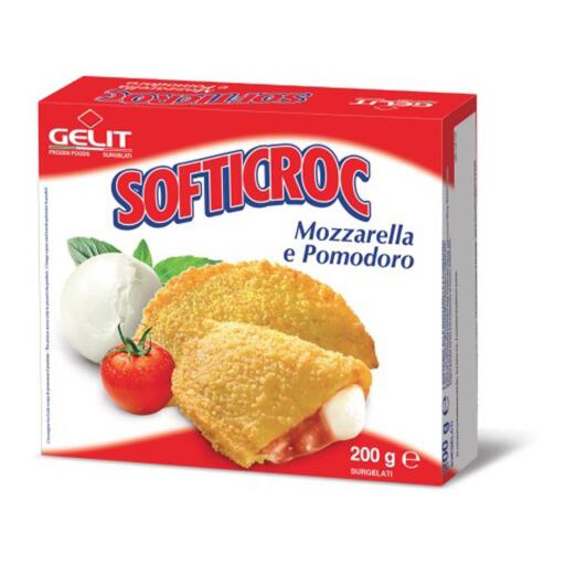 Softicroc mozzarella e pomodoro 200g Gelit