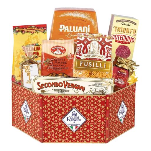 Cesto Natalizio Queen 9 pezzi Re Regalo