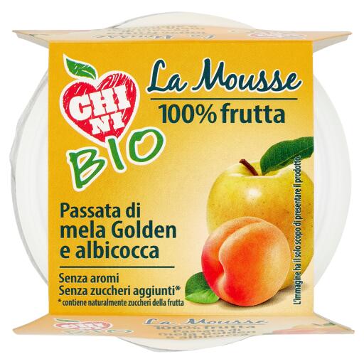 Mousse Bio Passata di Mela e Albicocca 2x100g Melinda