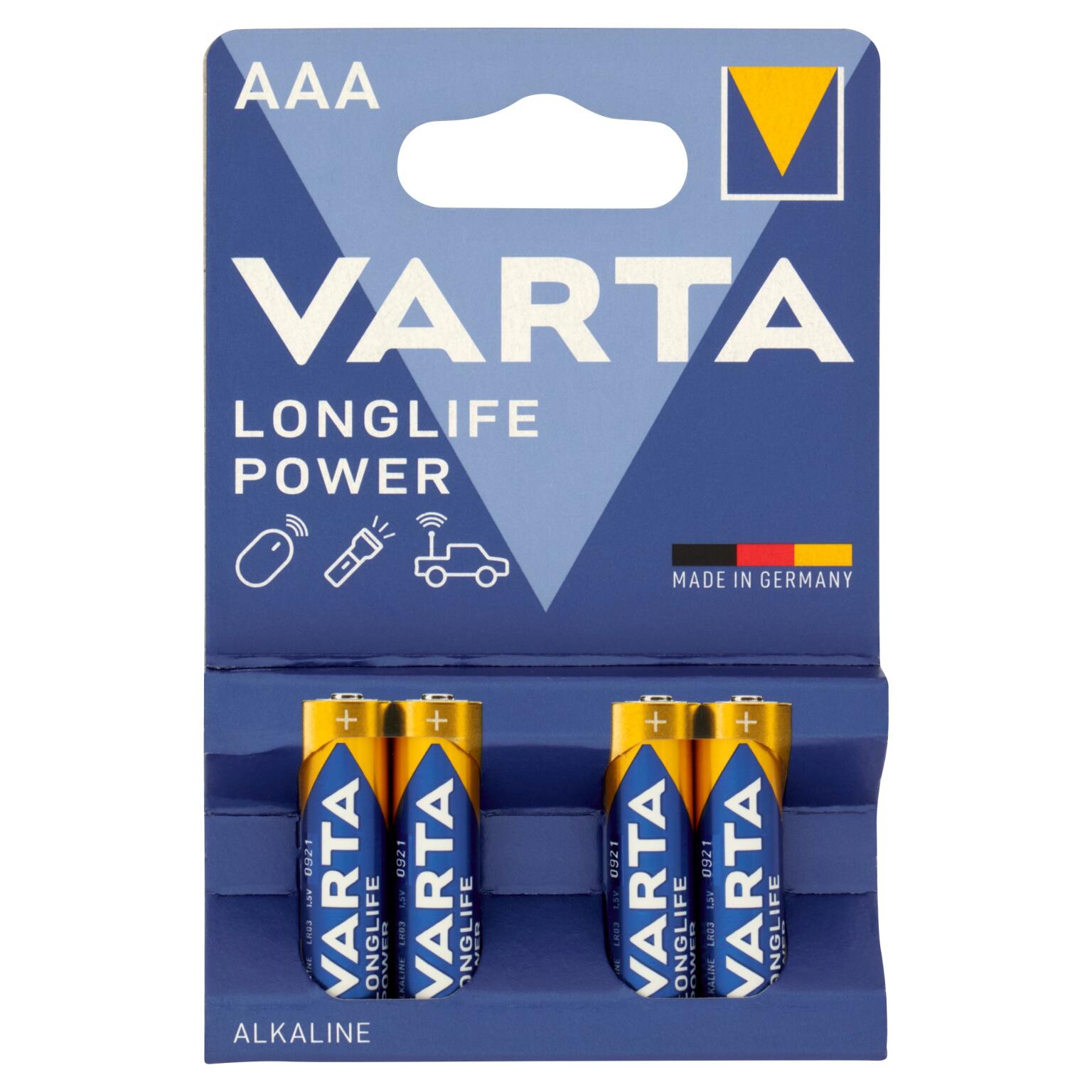 Pila ministilo High Energy AAA blister 4 pezzi Varta