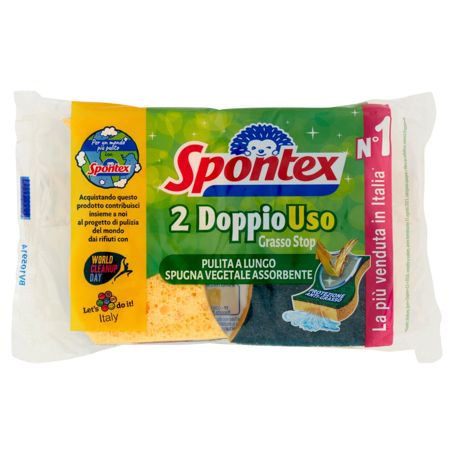Spugna doppio uso x2 Spontex
