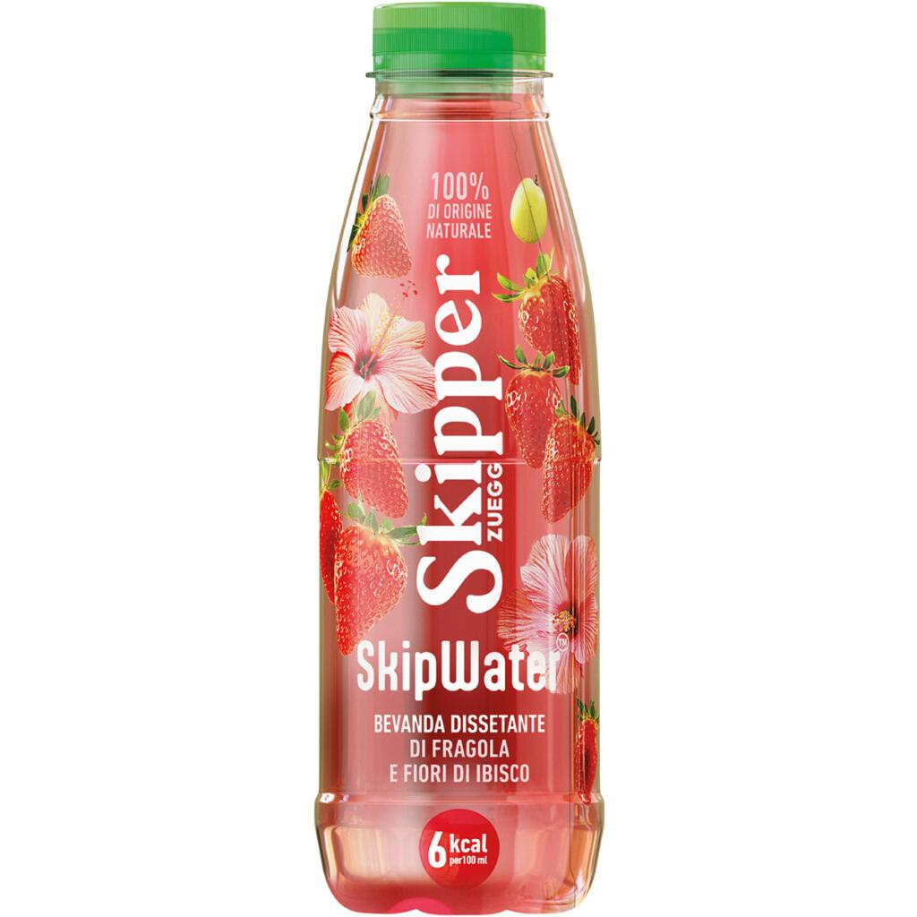 SkipWater 500ml Fragola&Fiori di Ibisco Skipper Zuegg