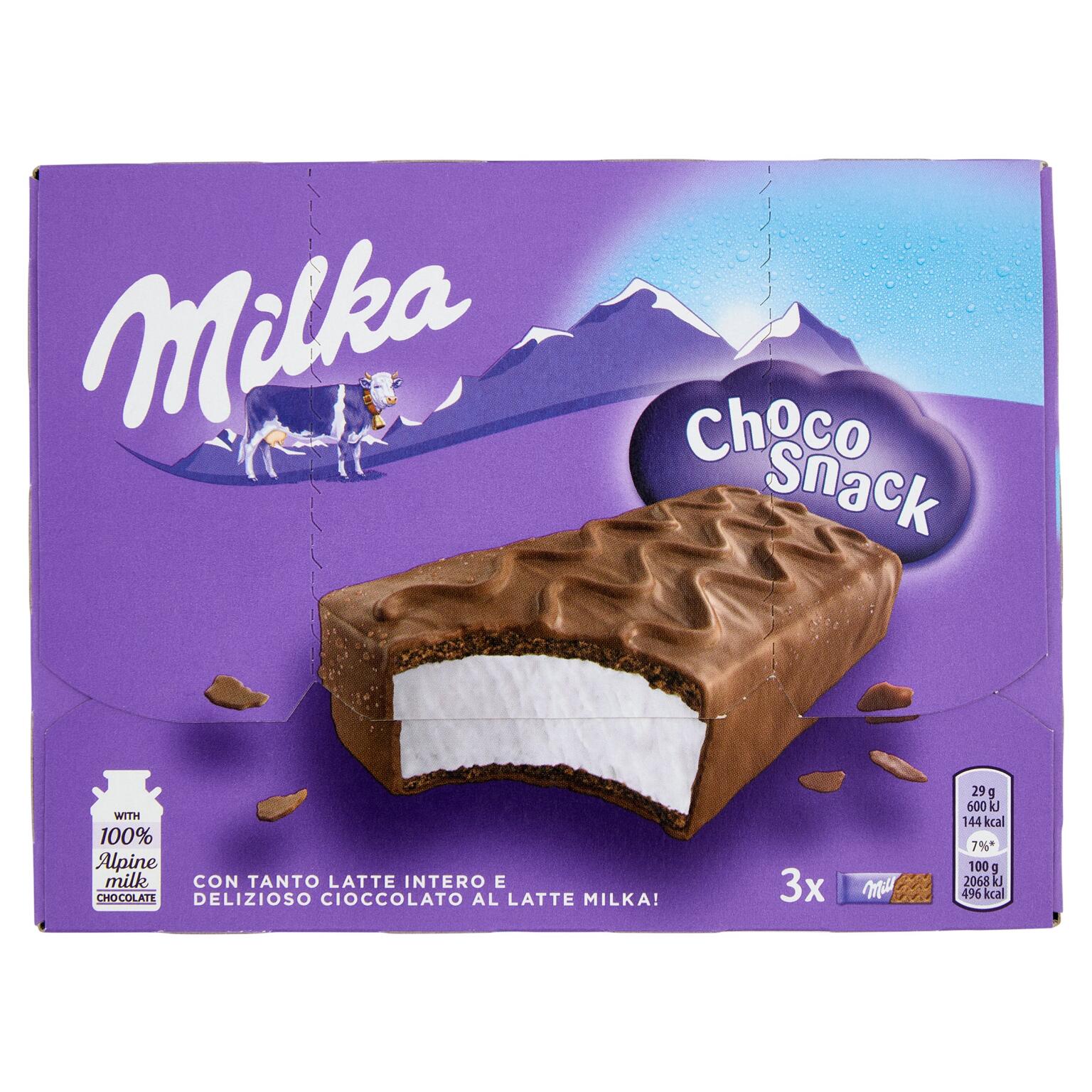 Milka choco snack 3x29g
