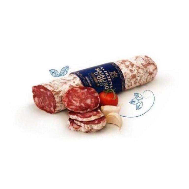 Salame Filzetta Campagnola Fascia Verde 500g circaMaialino d'Oro