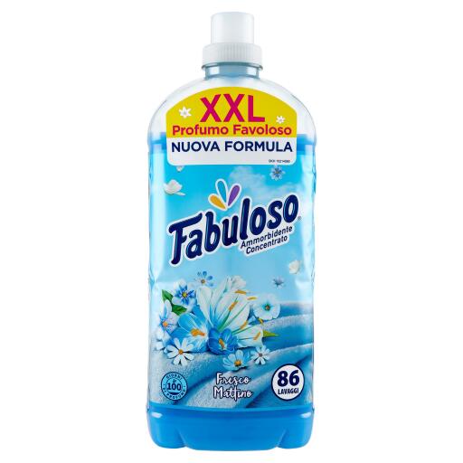 Ammorbidente Concentrato Fresco Mattino 86lavaggi 1,9l Fabuloso