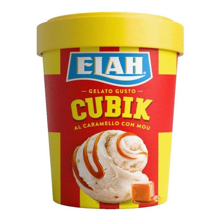Gelato Cubik al caramello con mou 275g Tonitto