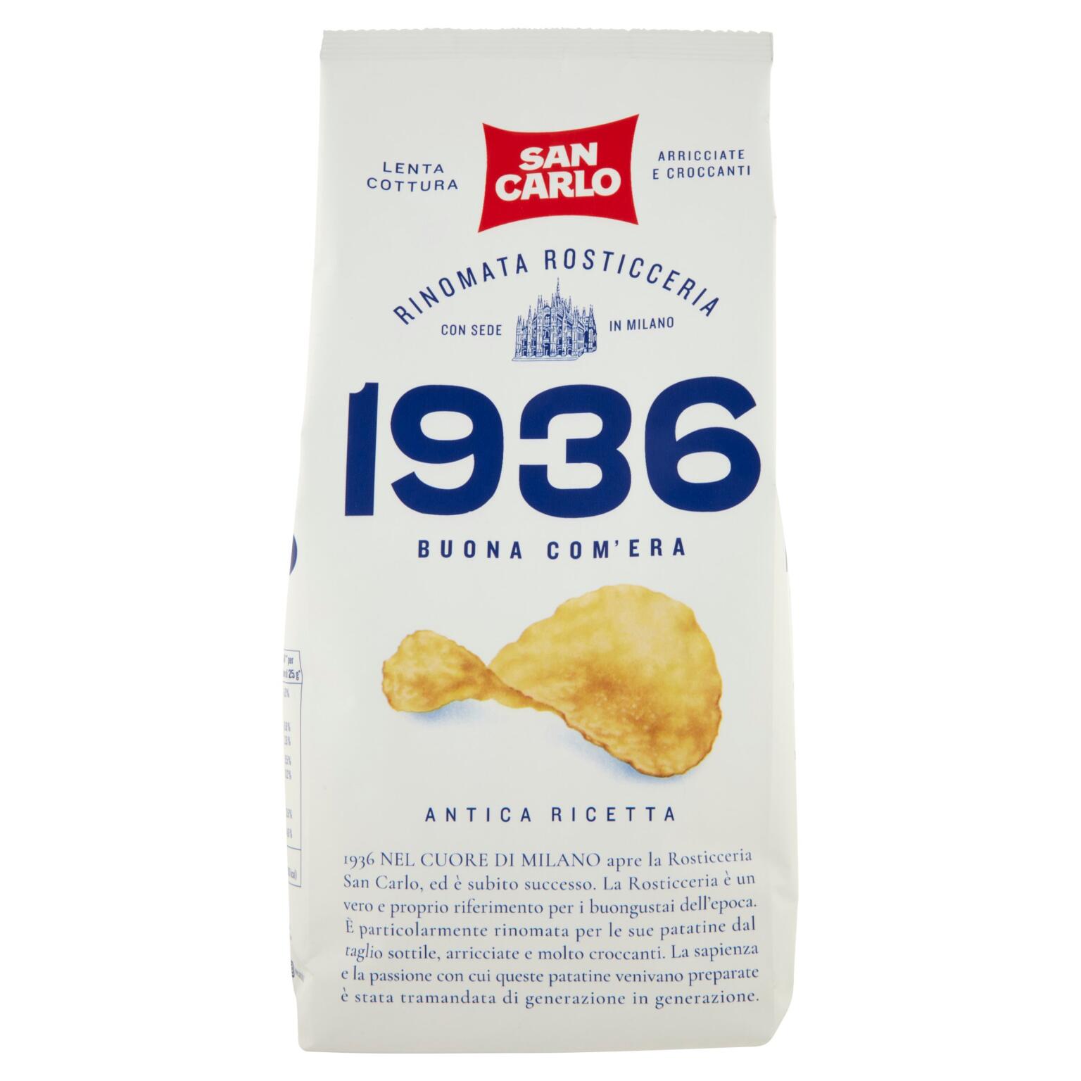 Patatina antica ricetta 1936 150g San Carlo