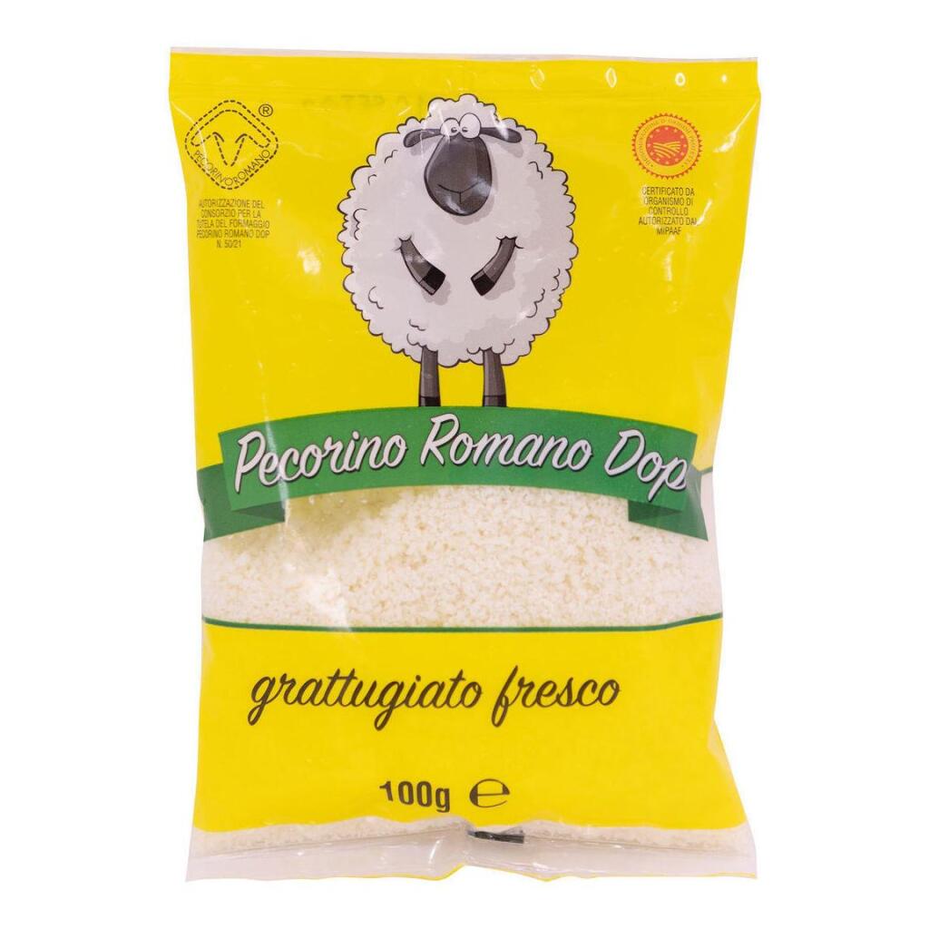 Pecorino Romano Dop grattugiato 100g Bergamaschi