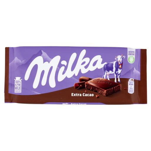 Tavoletta di Cioccolato Intenso Cacao 90g Milka
