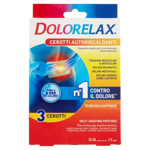 Cerotto Autoriscaldante Dolorelax 3pz