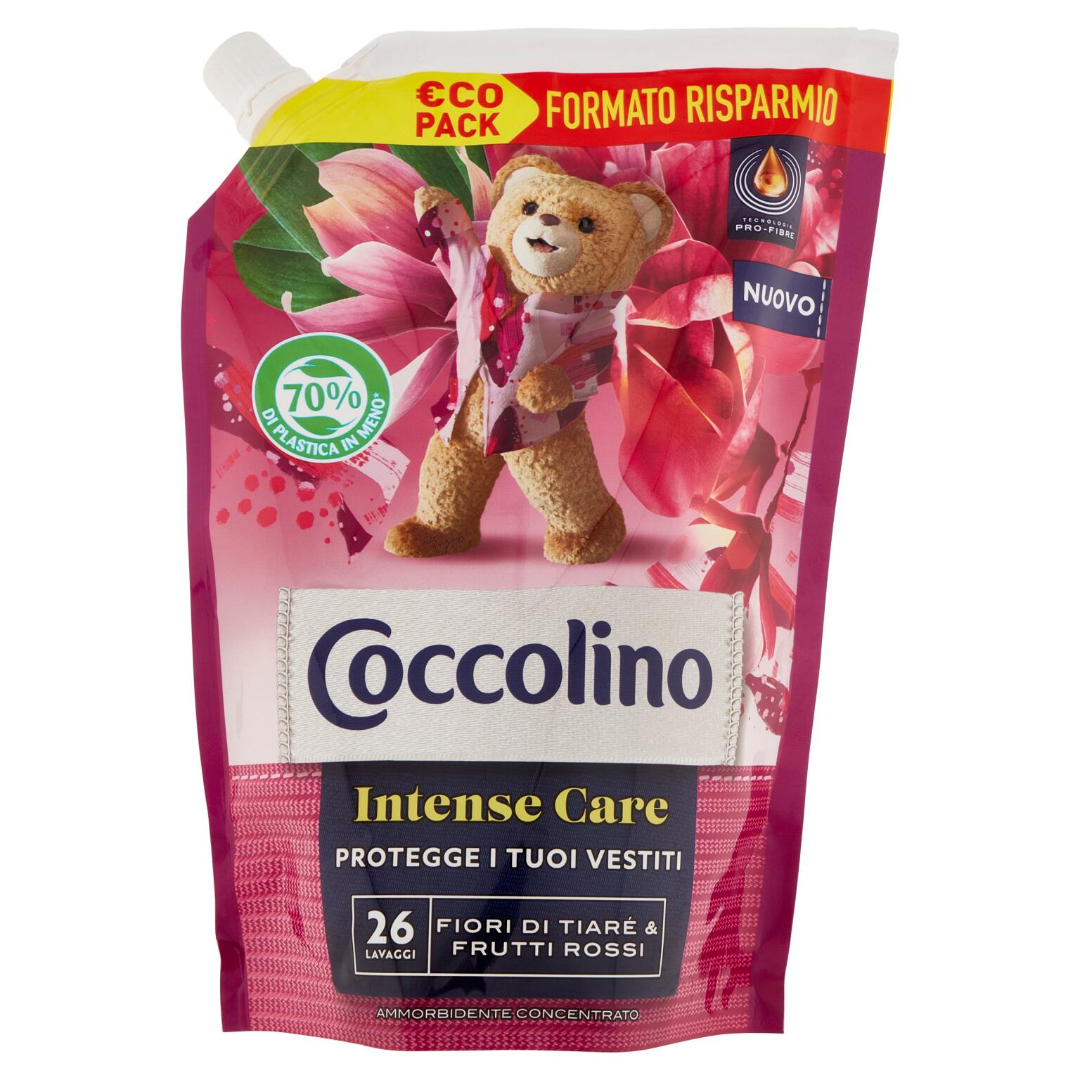 Ammorbidente concentrato tiare e frutti rossi da 600ml Coccolino