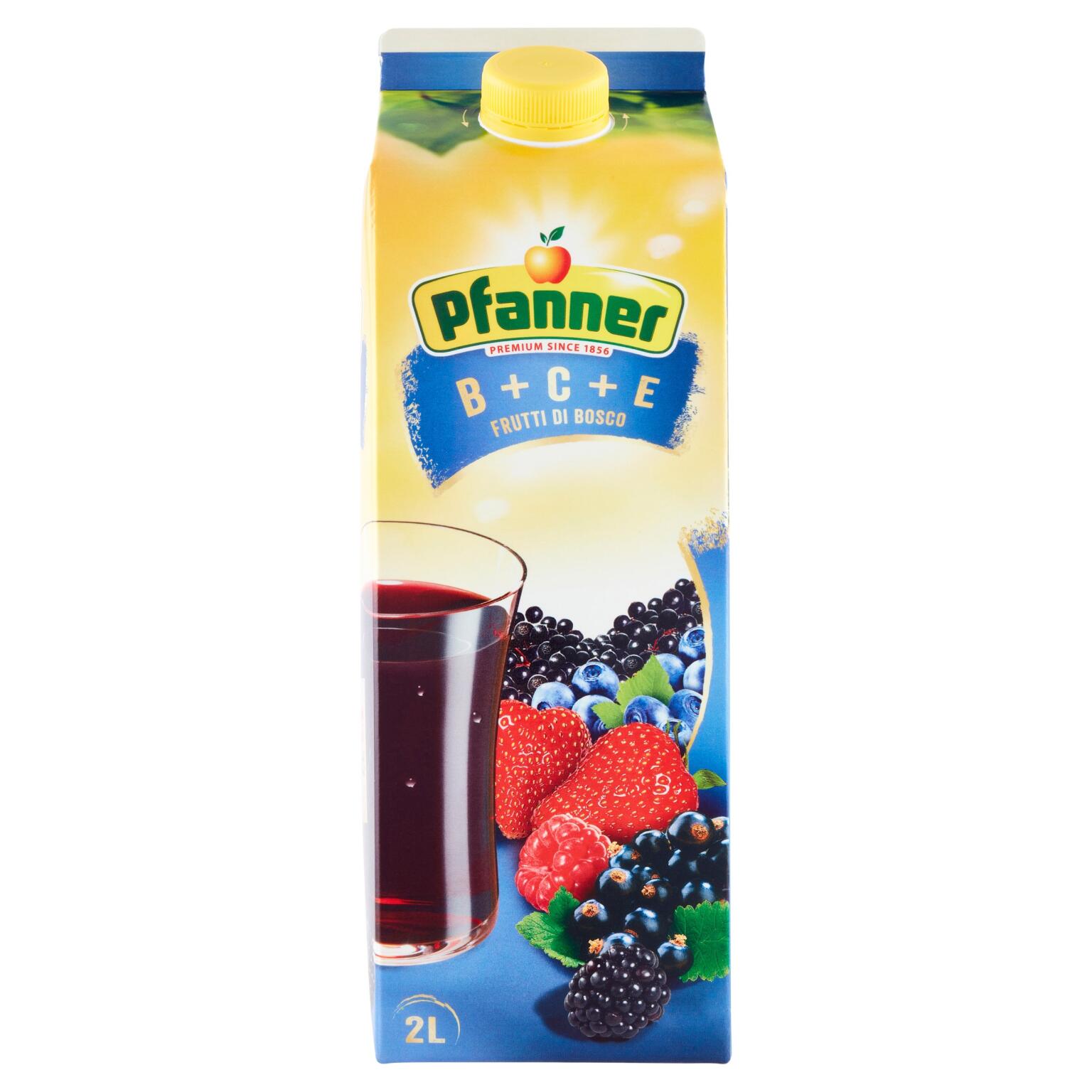 Bevanda B+C+E Frutti di bosco 30% 2l Pfanner