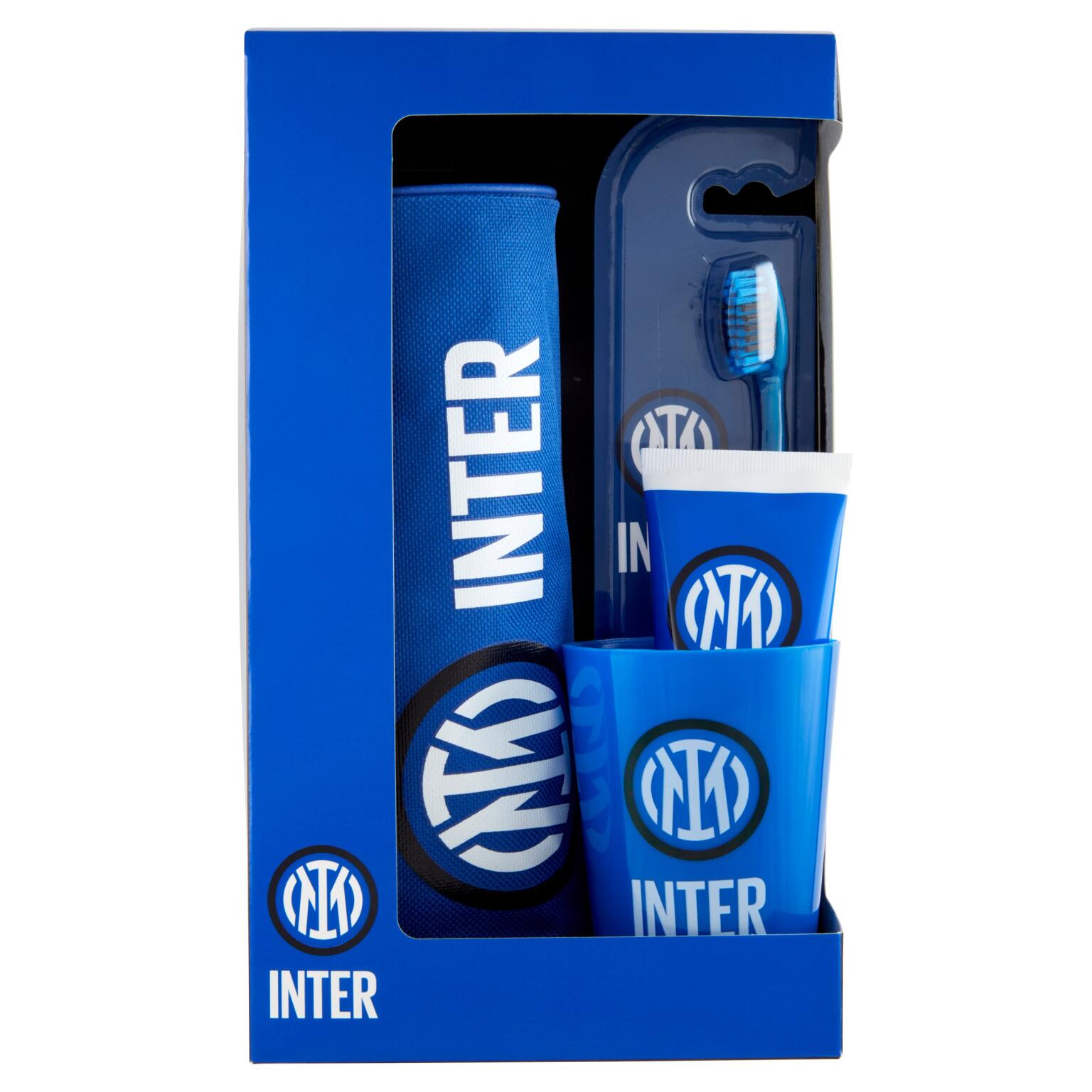 Set gift Inter Oral Care(Spazzolino,dentrificio,bicchierino e astuccio)