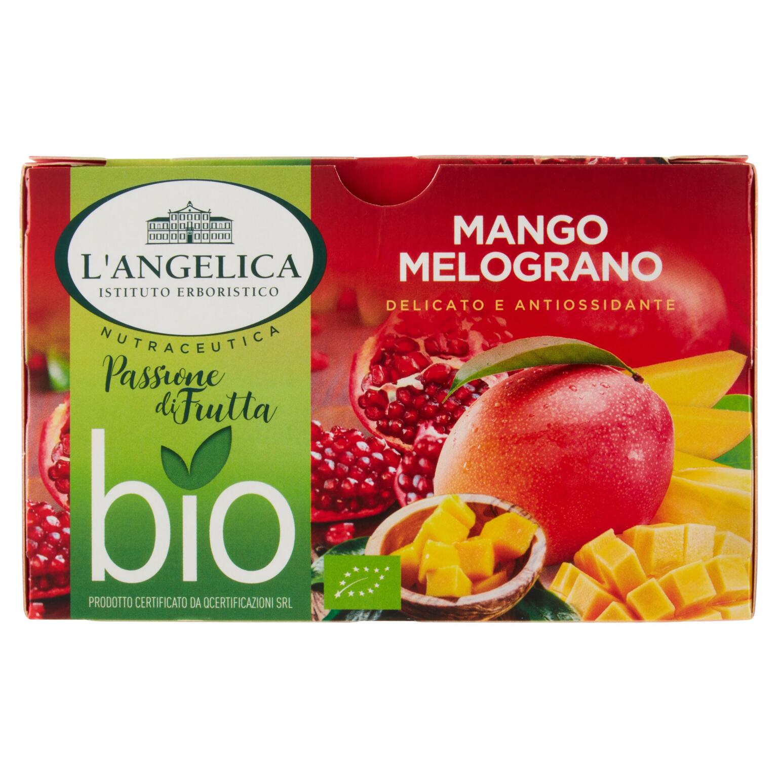 Infuso Mango e Melograno da 15 filtri L'Angelica
