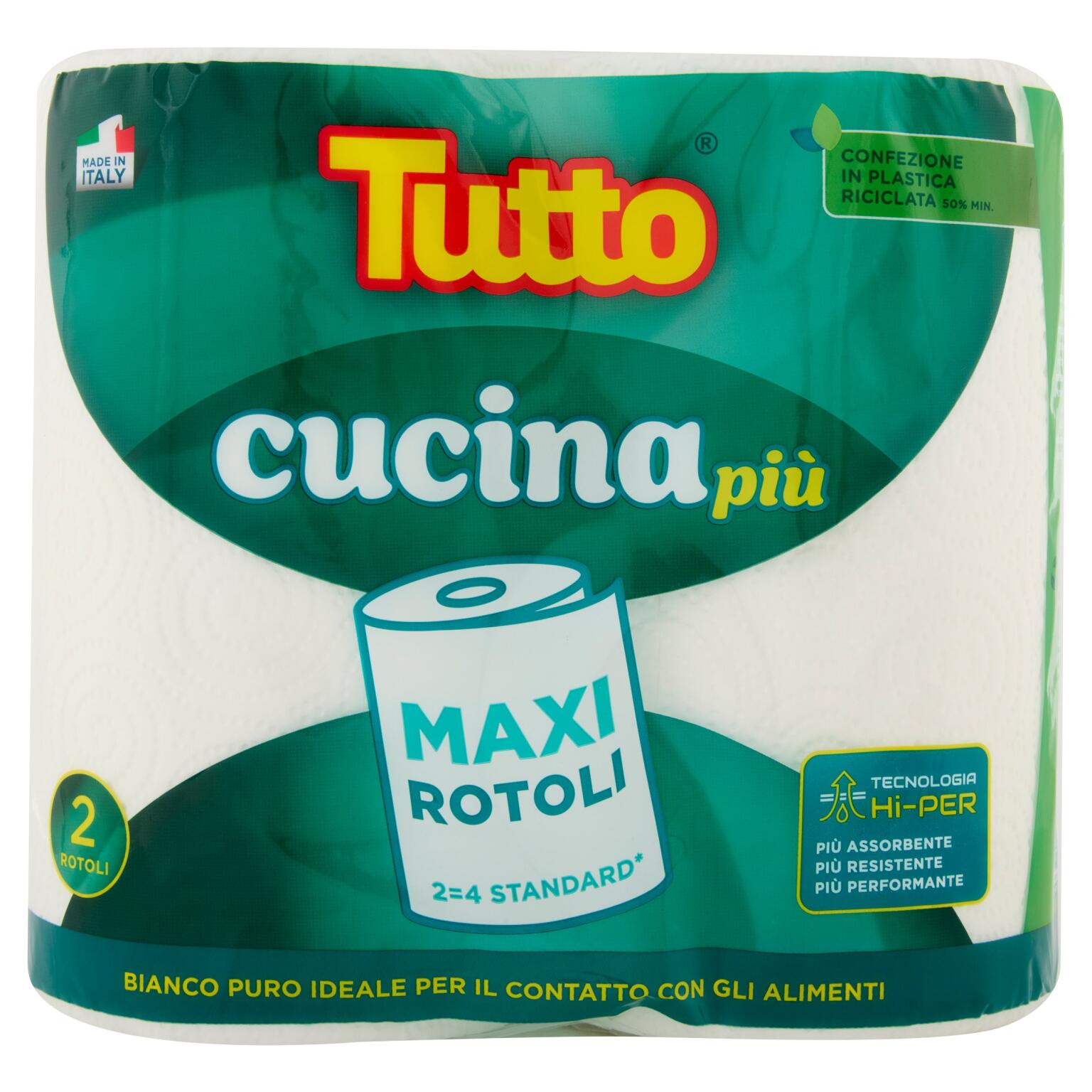 Tutto Cucina Più 2 Maxi rotoli