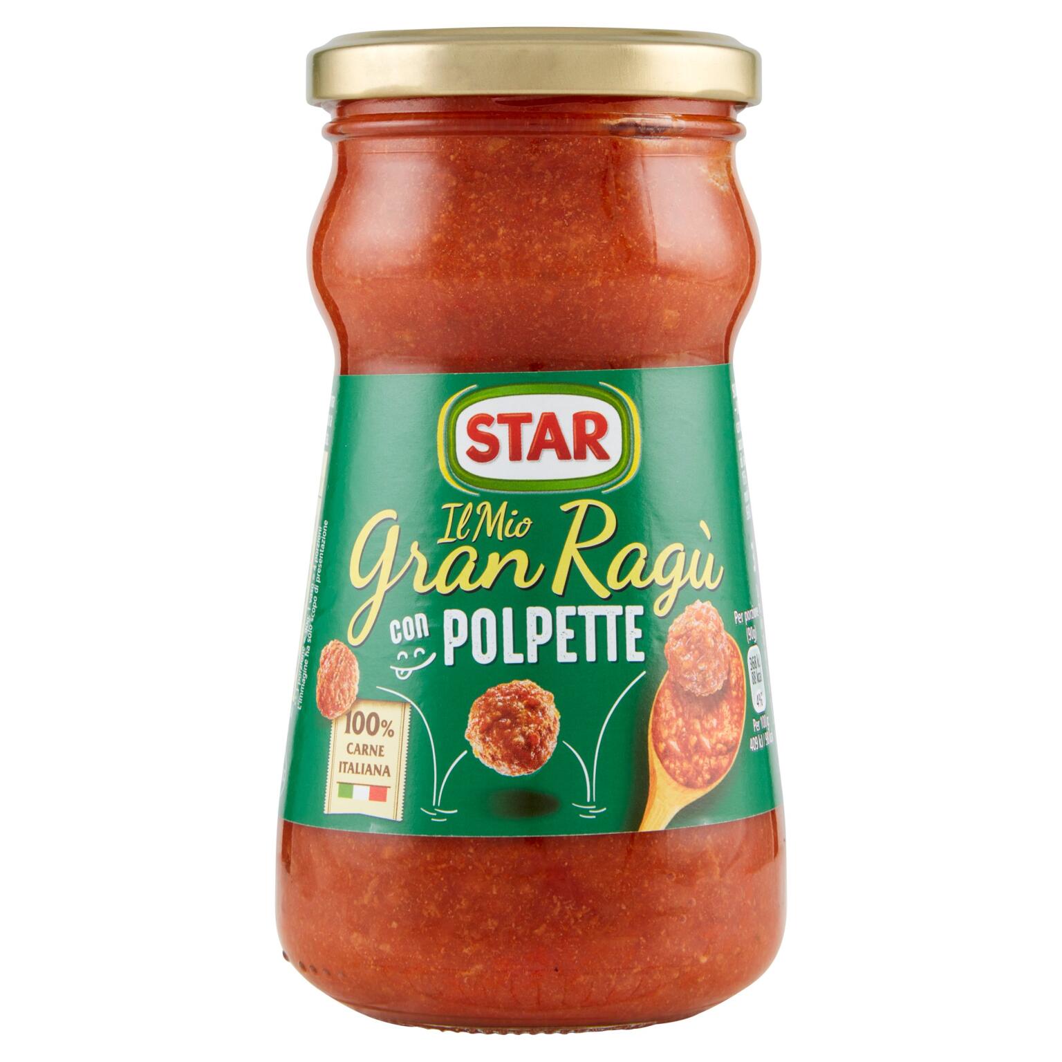 Il mio gran ragù con polpette classico 360g Star