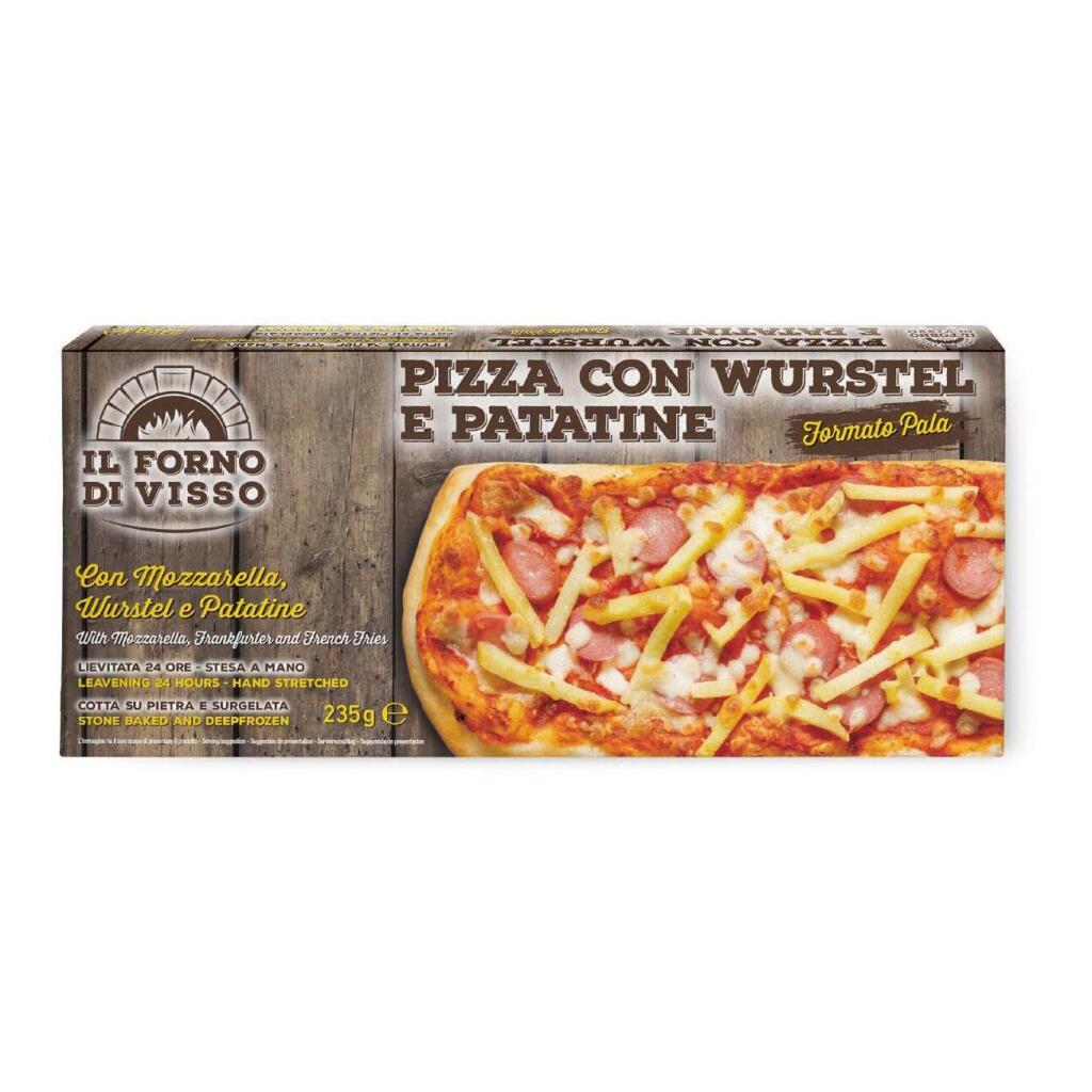 Pizza Wurstel e Patatine 235g Forno di Visso