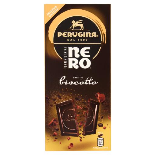 Tavoletta di Cioccolato Nero Biscotto 85g Perugina