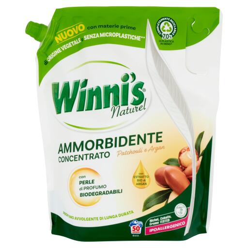 Ammorbidente concentrato argan 50 lavaggi, 1250ml Winni's