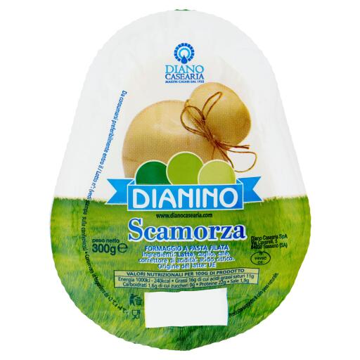 Scamorzina Bianca Dianino sv 300g Diano Casearia