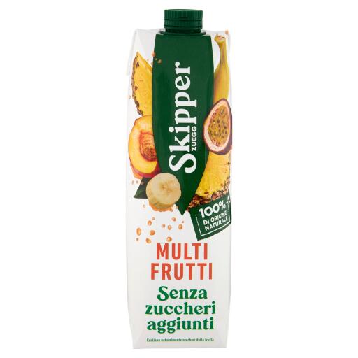 Skipper Senza Zuccheri Aggiunti Multifrutti 1l Zuegg