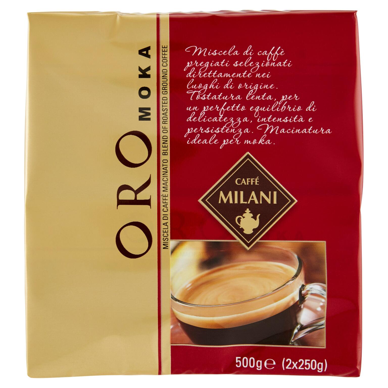 Caffè oro moka 2x250g Milani