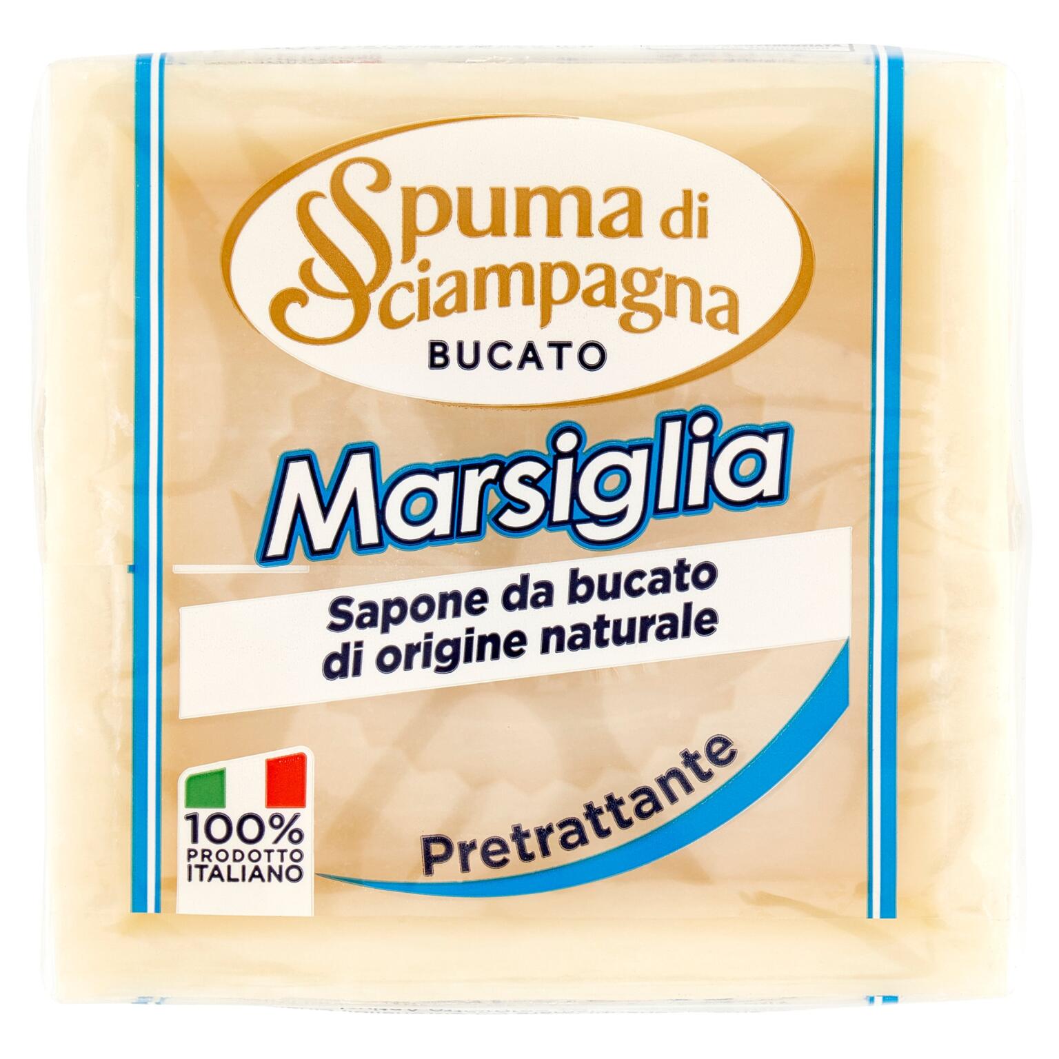 Sapone Bucato Cubo 250g Spuma di sciampagna