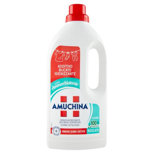 Additivo igienizzante con ammorbidente liquido 1L Amuchina