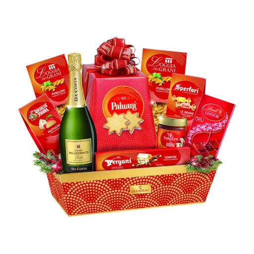 Cesto Natalizio Gran Galà 10 pezzi Le Cadeau