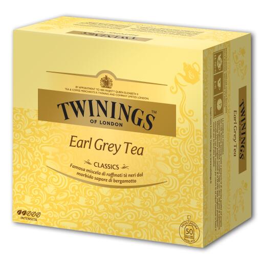 Twinings tè earl grey classico 50 filtri