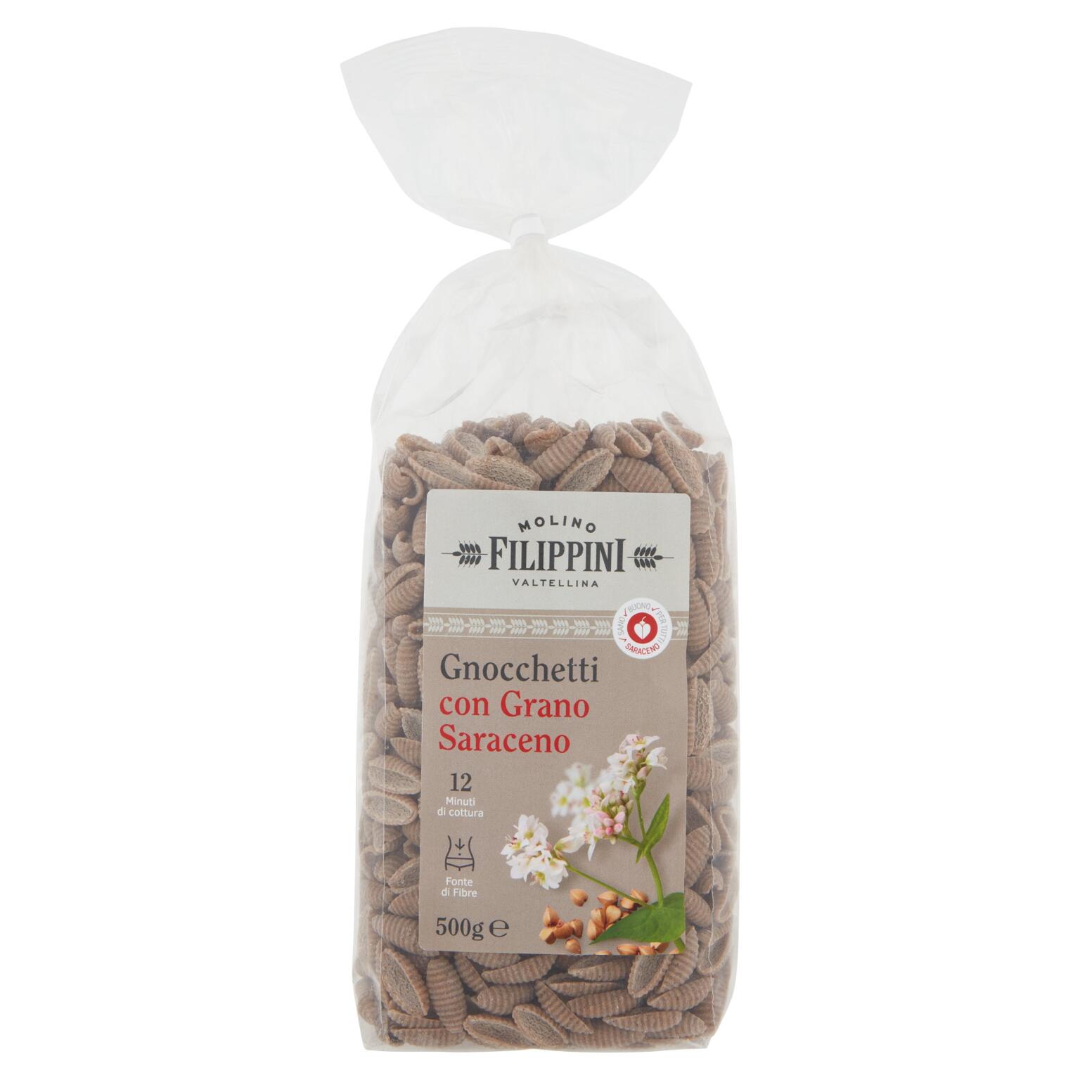 Gnocchetti con Farina di Grano Saraceno 500g Molino Filippini
