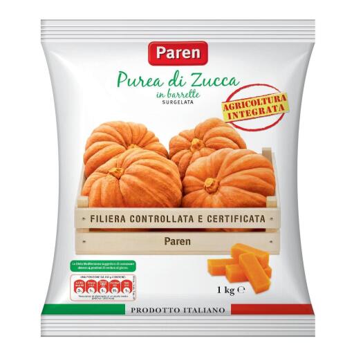 Purea di zucca da 1kg Paren