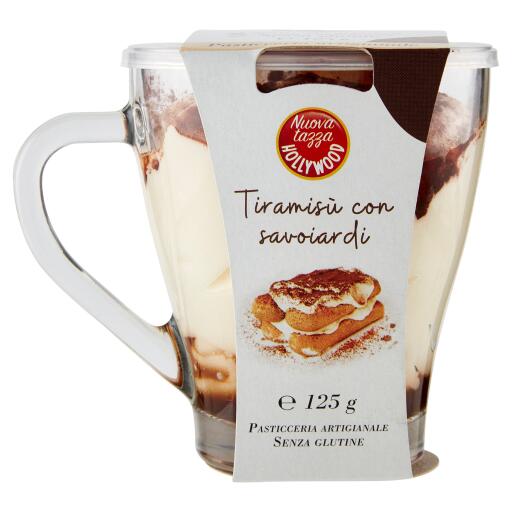 Dessert tiramisù con savoiardo in tazza 125g senzaglutine