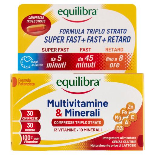 Multivitamine & Minerale 30 compresse 40,5g Equilibra