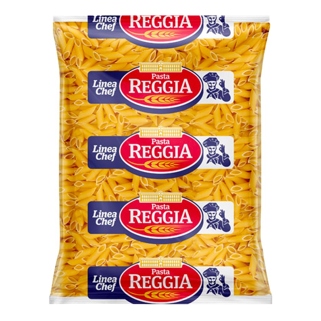 Mezze Penne Rigate n.38 5kg Reggia Chef