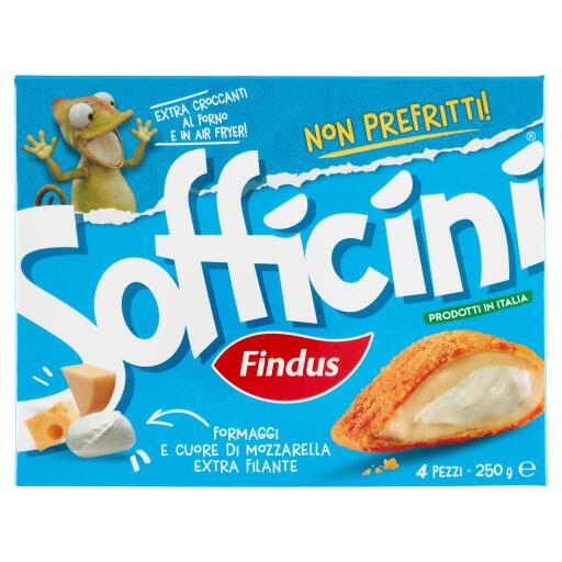 4 sofficini formaggio e mozzarella 250g Findus