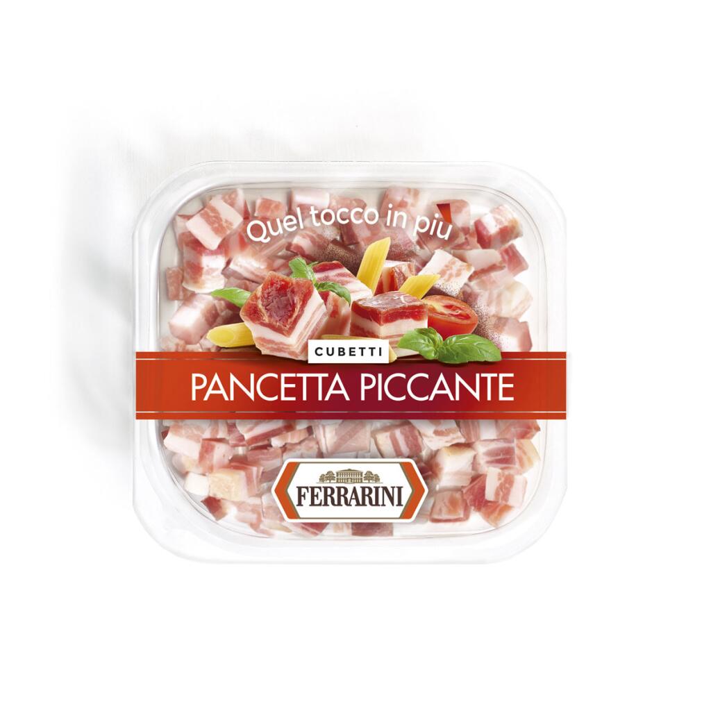 Pancetta piccante a cubetti 100g Ferrarini